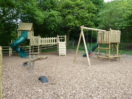 Outdoor playground area
