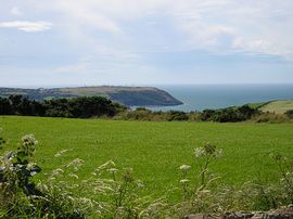 View over Cardigan bay, towards Aberporth