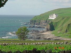 View over Dunbeath Bay