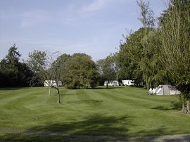 The rear camping field