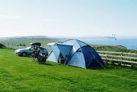 View form the Tent field