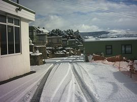 Hendre Coed in the snow