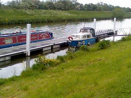 the lovely river witham on which we are situa