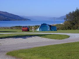 From Resipole Caravan Park looking west