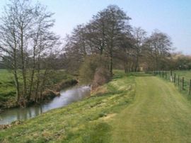 Walk along the river bank