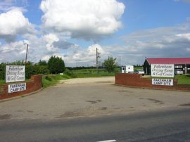 Camp entrance