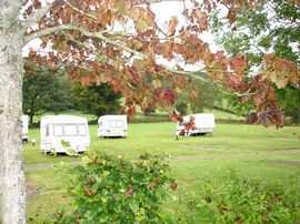 Touring caravans in quiet location   