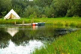 Campsite lake