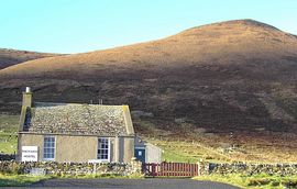 Camp site within walls of hostel