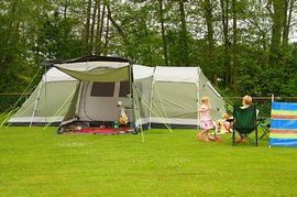 Trailer tent at Poston Mill Park